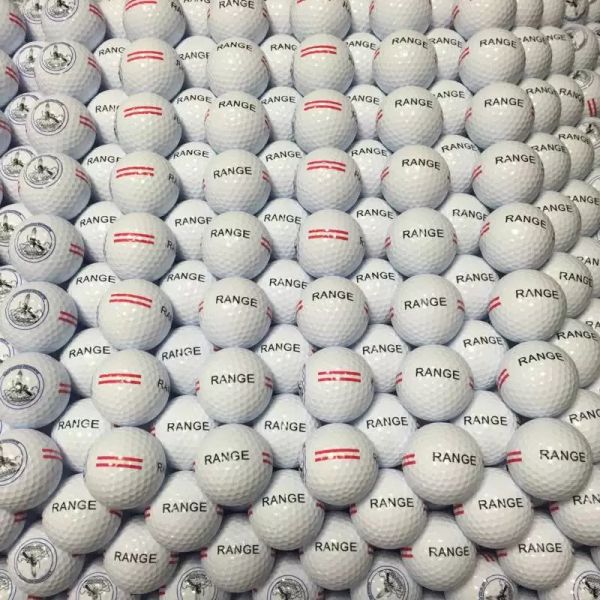 Driving Range Golf Balls with two pieces