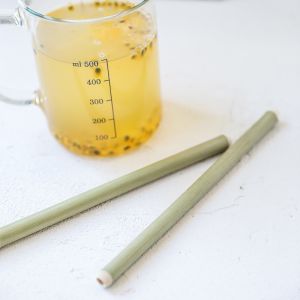15cm Reusable Bulk Bamboo Drinking Straws Compostable Smoothie Straws For Juices