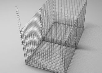 Powder Coated Wall Basket Welded Mesh Gabion