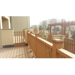 WPC Construction Plastic Wood Fence and Floor for Outdoor Courtyard and Garden