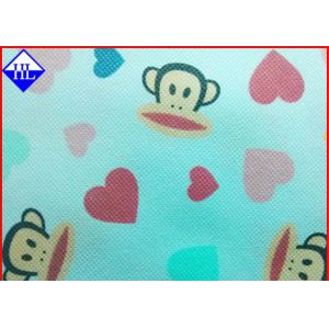 Eco Friendly PP Spunbond Nonwoven Fabric Custom Pattern Printed Recyclable