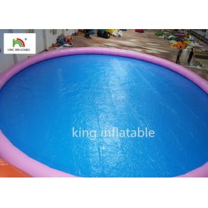 18m Diameter Round Inflatable Swimming Pools With Animal Printing PVC