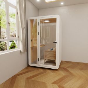 A Work Pod And Office Pod By The Sleeping Pod Next To The Acoustic Soudproof