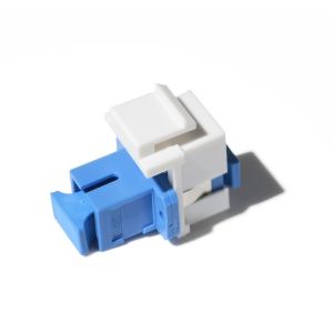 ABS Housing Fiber Optic Keystone Coupler Jacks Inserts Modules ROHS Approval
