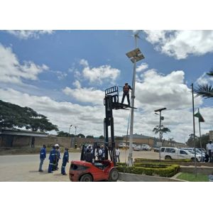 Green Power Solar Panel Street Lights With 30W LED Full Set Lighting Power