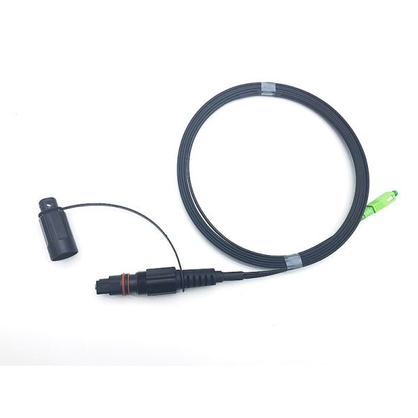 Quality G657A1 Fiber Pre Connectorized Cable With Optitap Waterproof Adapter for sale