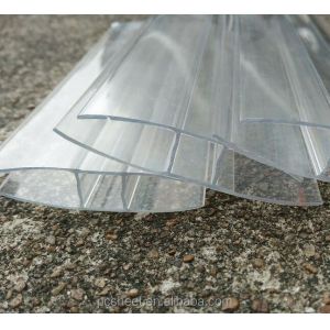 4mm -20mm Transparent Polycarbonate H Profile / Polycarbonate U Profile