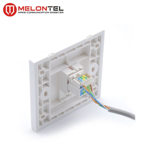 Cat5e Faceplate Shielded Rj45 Connector Toolless Type MT 5105 For Socket