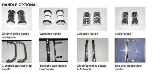 Tempered Glass Pivot Door Shower Enclosures ,Bathroom Modern Shower Cubicles