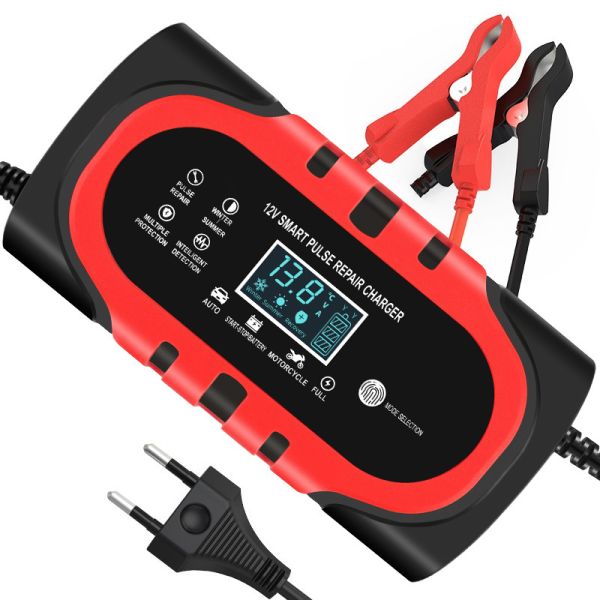 SCP Function 12V 10A 9-Stage Smart Lead-Acid Car Battery Charger for Current