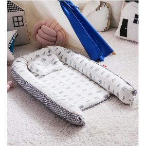 Solid Polyester Filling Crib Nest For 0-3 Years Age Range Packaged In Carton