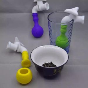 High Quality Durable Custom Color Food Grade Silicone Tap Tea Infuser