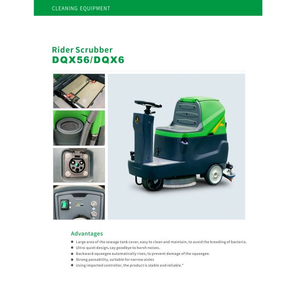 560mm Cleaning Width Mini Environmentally Friendly Floor Tile Scrubber for Shopping Mall