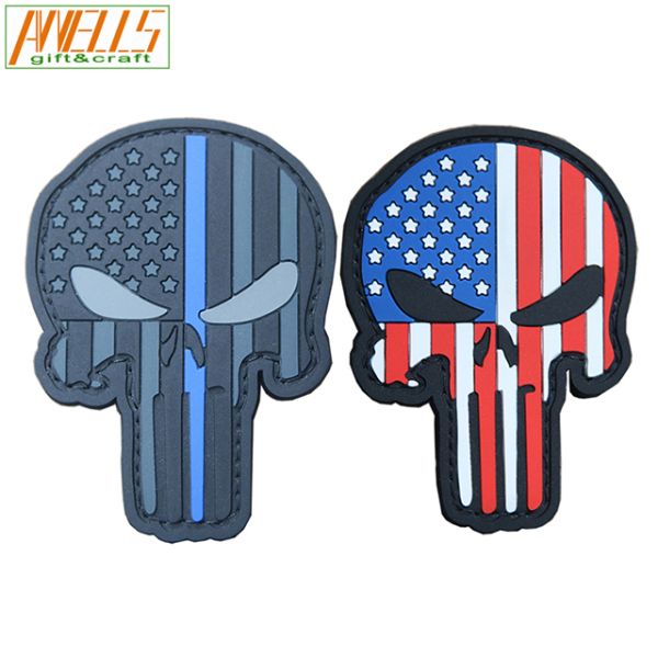 Pantone Color 2D Raise Soft PVC Patch Micro Injected For Hats