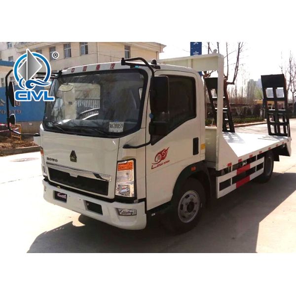 Quality New  Wrecker Tow Truck Sinotruk HOWO QL1070 Light Flatbed Truck 4x2 8 Tons engine 120hp Color option for sale