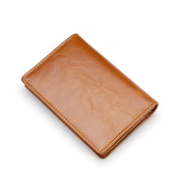 Custom England Style RFID ID Credit Business Cardholder Leather Credit Card Holder Wallet