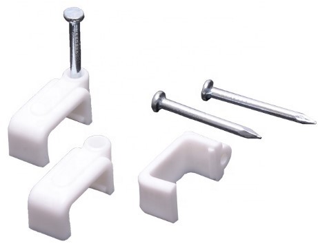 Customized 10mm Nail Clips For Coax Cable