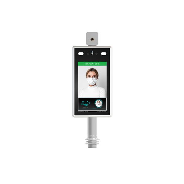 Quality 7" IPS 20W 0.8m AI Face Recognition Thermometer For Access Control for sale