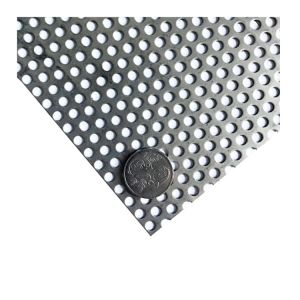Stainless Steel Flat Perforated Metal Mesh Punched Metal Sheets Brush Surface