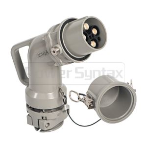 PowerSyntax Shore Power High Current Industrial Female Plug Angled Type 4P 250A