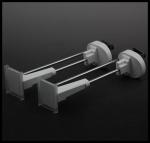COMER slatwall security display hook / pegboard display security hook / security