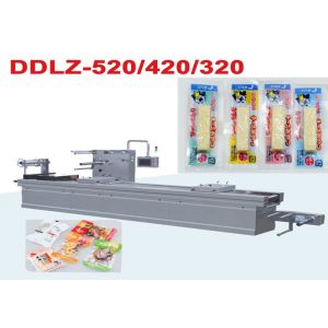 Flat Plate Soft or Hard Plastic Automatic Vacuum Packing Machine for Food