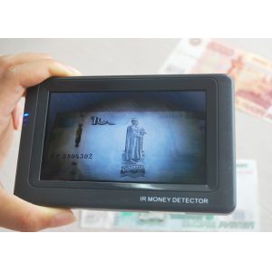IR GBP Mini Infrared Money Detector With Large LCD Screen , Lithium Battery