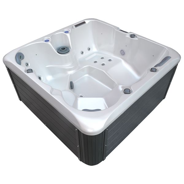 Modern Design Outdoor Massage Hot Tub with Lounge 5 Years Warranty 1900*1900*800mm H 4 Seats + 1 Lounge