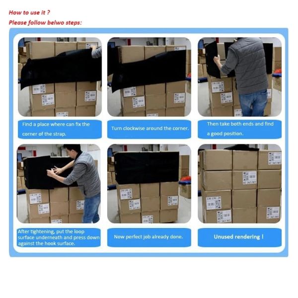 SGS ROHS Pallet Tie Down Straps Self Locking Adjustable Oxford Fabric
