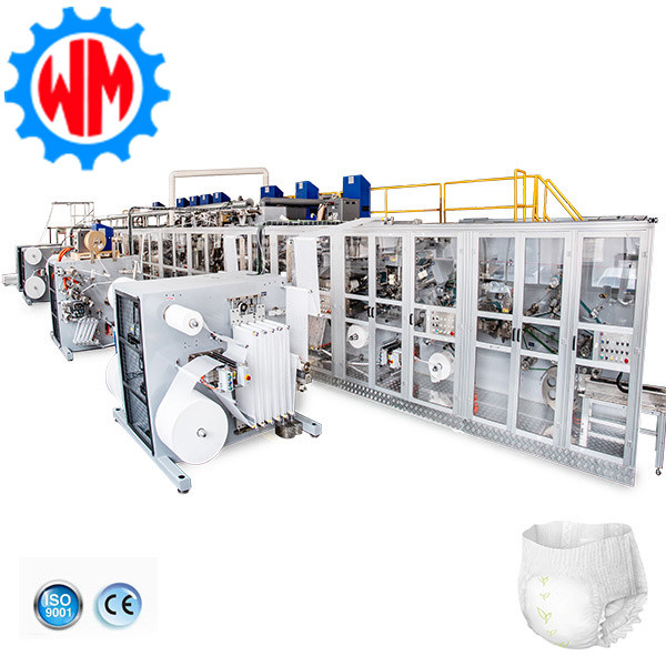 Quality Full Servo Baby Diaper Making Machine PLC Control wiht Professional Customization for sale