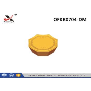 Indexable Milling Round Carbide Inserts OFKR0704 - DM Octagon Face Milling