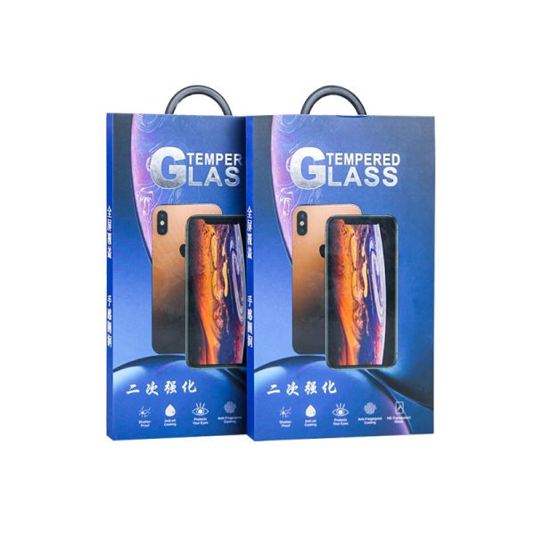 Quality GATHE Paper Plastic Screen Protector Packaging Tempered Glass Packing Box Matte Laminated for sale