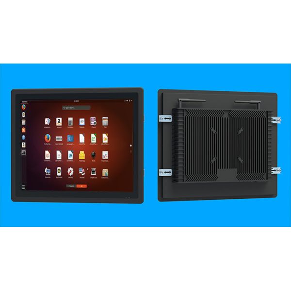 17-Inch Integrated Linux Touch Display for Security Systems and Logistics Monitoring