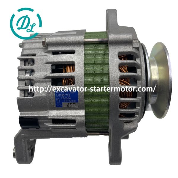 EexcavaStart ISUZU 4JB1 Excavator Alternator LR150715 12V 50A