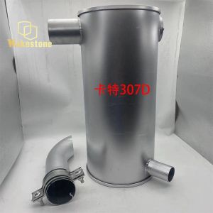 Excavator Parts Muffler Exhaust Pipe For Carter 307C 307D