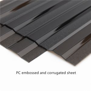 Solid Embossed Diamond Textured Polycarbonate Sheet