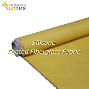 Splash Proof Spark Resistant Weatherproof Silicone Coated Fiberglass Fabric