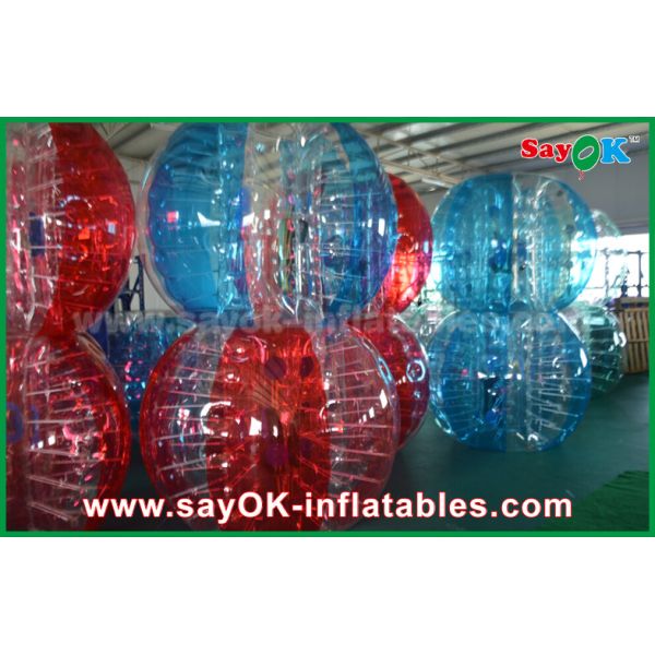 Inflatable Backyard Games PVC TPU Bubble Inflatable Sports Games Football Soccer Bumper Ball For Match / Playing