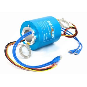 Buy cheap Industrial Profibus Low Voltage Slip Ring Rotary Joint Electrical Connector from wholesalers