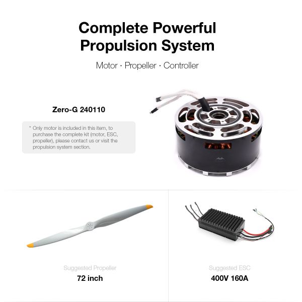 240110 Powerful Heavy Payload Motor For Multirotor Drone With 180kg Thrust