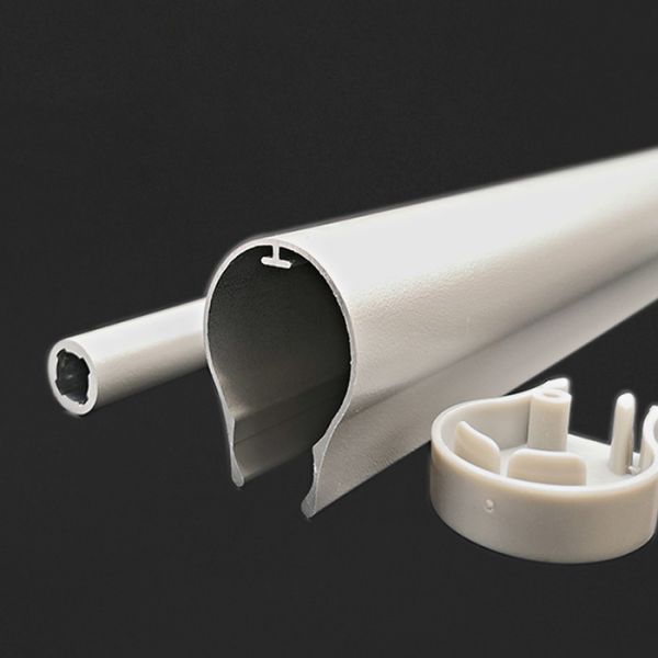 Low Profile Curtain Track Zebra Blinds Aluminum Extrusion Profiles