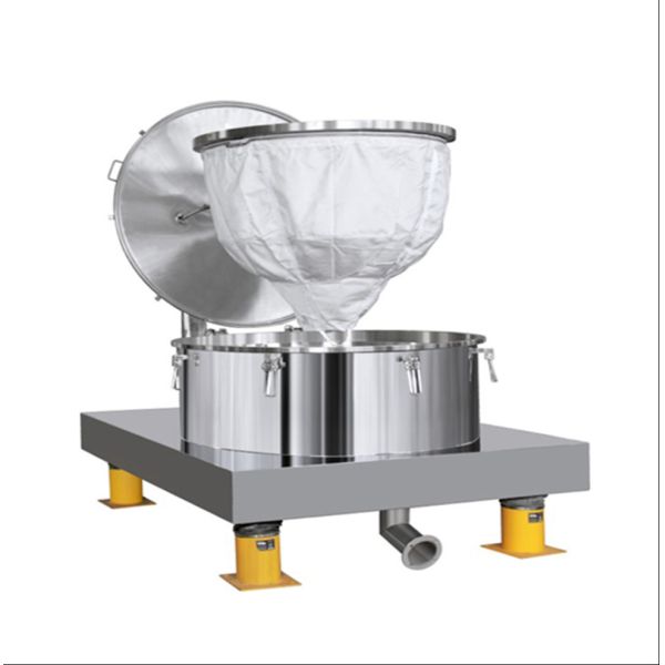 Manual Discharge Vertical Basket Centrifuge Bag Lifting Top Discharge Centrifuge