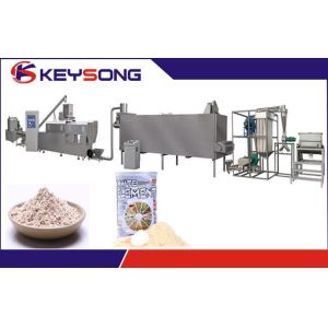 Large Capacity Breakfast Cereal Making Machine , Custom Starch Processing