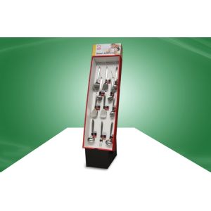 Steady Customized Kitchenware POS Cardboard Displays With Hooks
