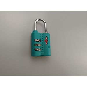 Luggage Security TSA Safe Skies / 3 Digit Number Lock Padlocks BSCI Approved