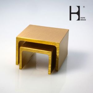 3m Length Brass U Profile