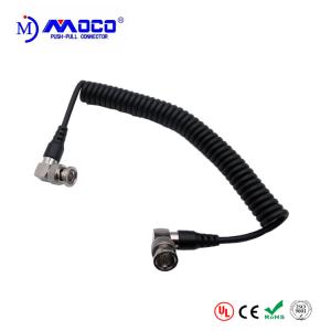 Wholesale Spiral SDI Custom Cable Assemblies Right Angle Elbow BNC To R/A BNC RG179 from china suppliers