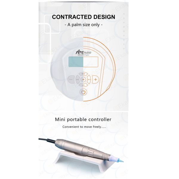 Pattern Eye Line Digital Permanent Makeup Tattoo Machine Kit With Nano Needles