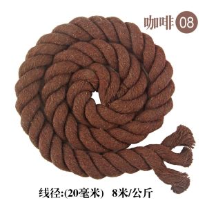 DIY Colored Cotton Macrame Cord 20mm Colored Cotton Rope For Crafts