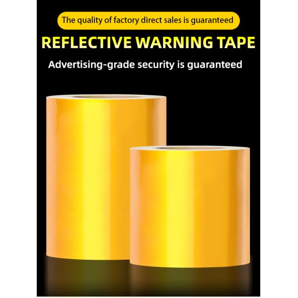 PVC Arrow Polyester Band Red White Yellow Conspicuity Marking Reflective Tape For Car Rim